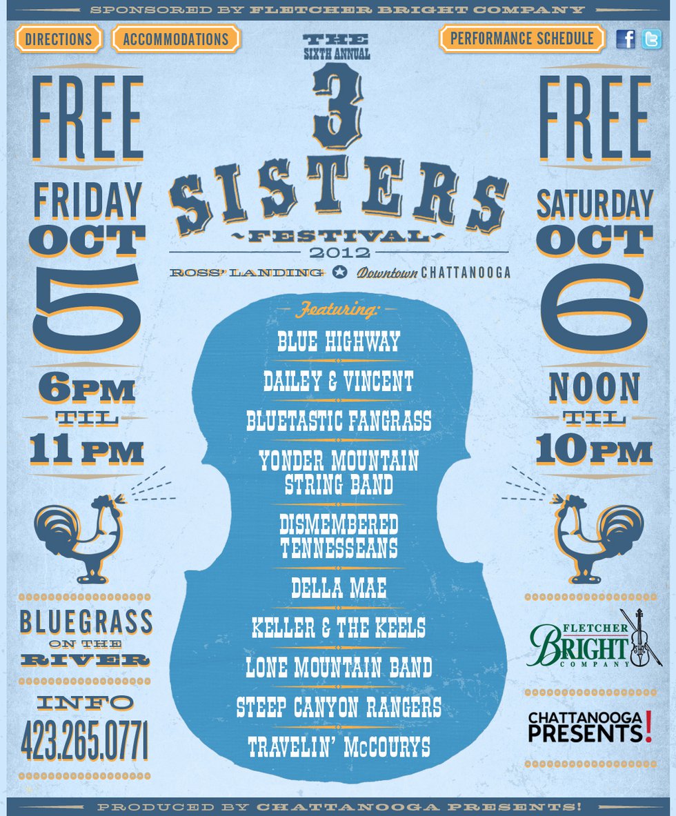 6th Annual 3 Sisters Bluegrass Festival - The Pulse » Chattanooga's