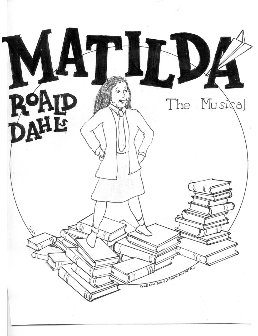 Matilda Art Print by NjikShik | Society6