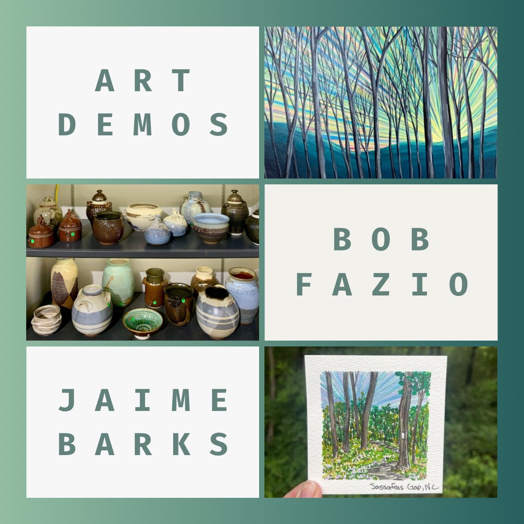 Art demos with sound and mixed media