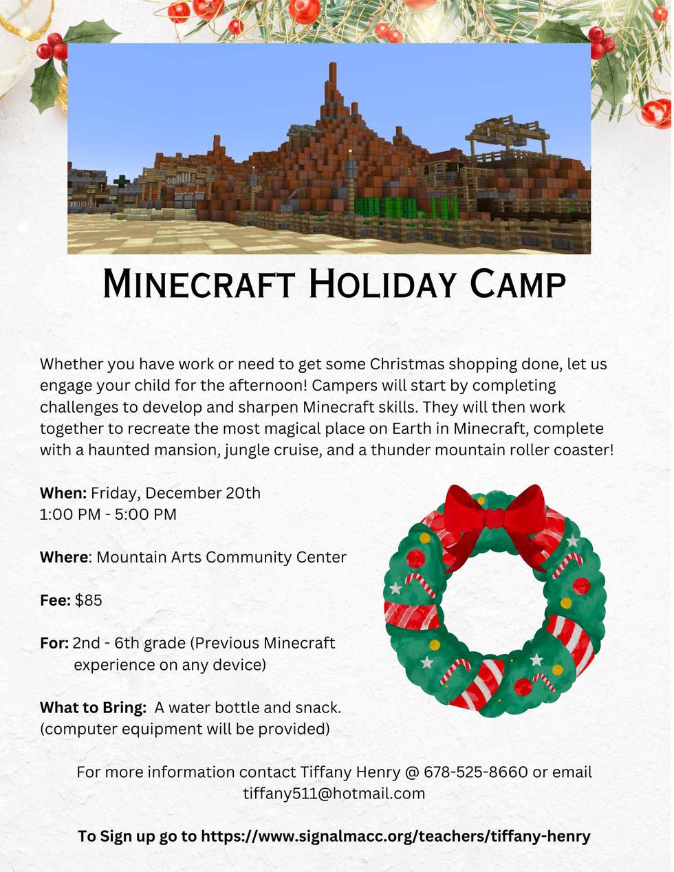 Minecraft Holiday Camp.jpg