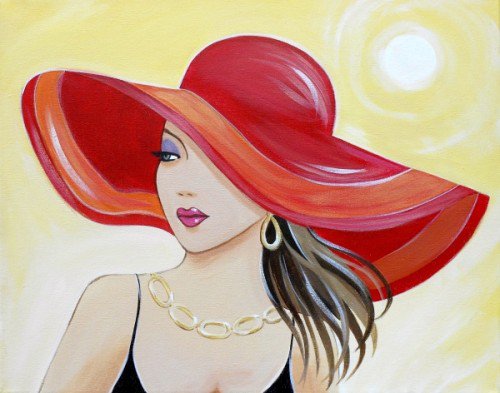 Painting Workshop: Diva in a Hat - The Pulse » Chattanooga's Weekly ...